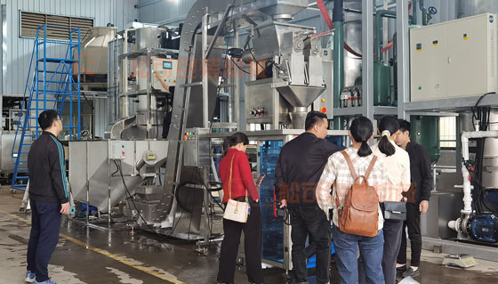 全自動(dòng)管冰稱重定量包裝機(jī)圖片